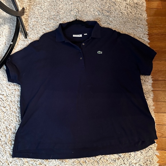 Lacoste Navy Blue Polo Shirt Pima (Regular fit) - Picture 4 of 9